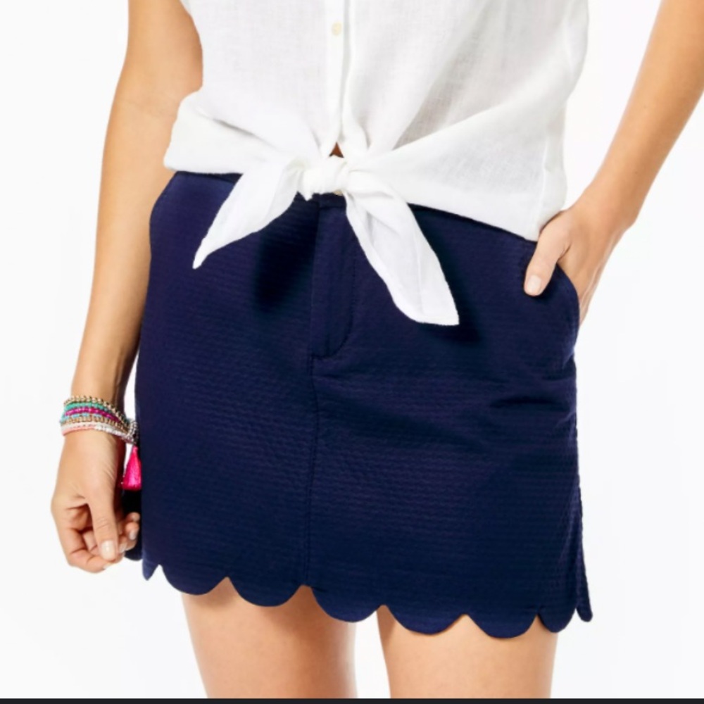 LILY PULITZER COLETTE SKORT IN BLUE